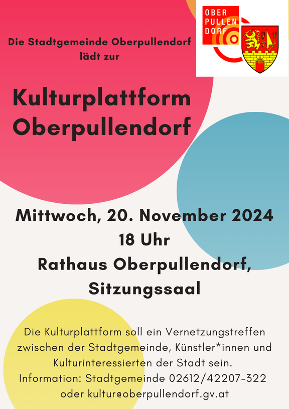 Plakat mit Termin