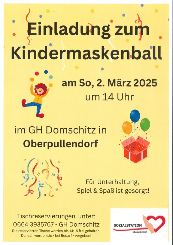 Plakat mit Termin und Details