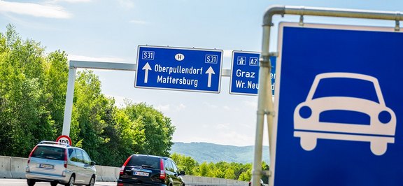 Anreise nach Oberpullendorf auf der S31