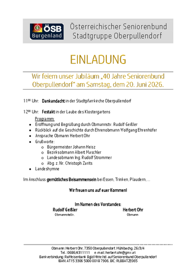 Plakat mit Termin und Programm Plakat mit Termin und Programm