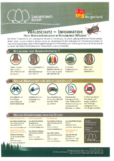 Plakat mit grünem Rand und Informationen mit Symbolen Plakat mit grünem Rand und Informationen mit Symbolen