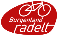 roter Hintergrund mit weißer Schrift und Fahrrad 